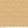 SALE Rocky Mountain Wild Peaks C10294 Golden - Riley Blake Designs - Geometric Triangles Triangle Gold - Quilting Cotton Fabric