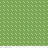 CLEARANCE Oh Happy Day! Shoo Fly C10317 Green - Riley Blake Designs - Small Shoofly Quilt Blocks Geometric - Quilting Cotton Fabric