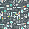 CLEARANCE Fat Quarter End of Bolt - On the Go It's a Sign 20725 Asphalt - Moda - Road Signs Stop Lights - Gray Grey - Quilting Cotton Fabric