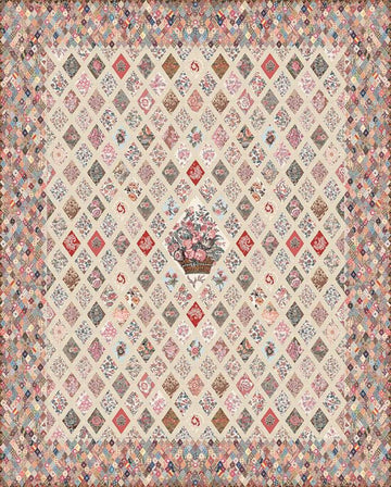 Sew Fast Steal! Jane Austen at Home Quilt Booklet - Riley Blake - INSTRUCTIONS ONLY - Construct Jane Austen Coverlet - Licensed Product
