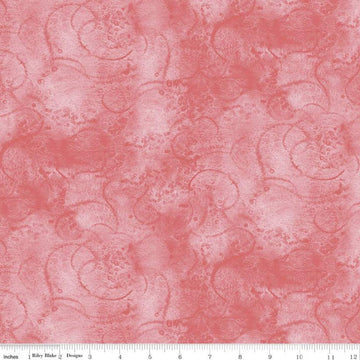 SALE Painter's Watercolor Swirl C680 Cotton Candy - Riley Blake Designs - Pink Tone-on-Tone - Quilting Cotton Fabric