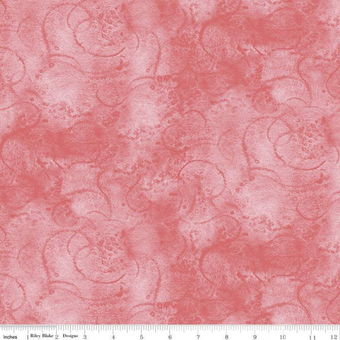 SALE Painter's Watercolor Swirl C680 Cotton Candy - Riley Blake Designs - Pink Tone-on-Tone - Quilting Cotton Fabric
