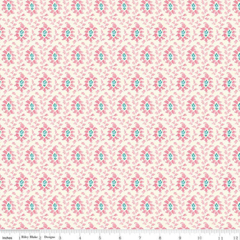 23" End of Bolt - The Emporium Collection Two 04775914 Daisy Bazaar A  - Riley Blake - Floral Flowers - Liberty - Quilting Cotton Fabric