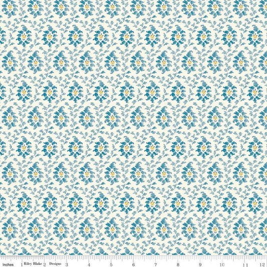 10" End of Bolt - CLEARANCE The Emporium Collection Three 04775914 Daisy Bazaar B - Riley Blake - Floral - Liberty - Quilting Cotton Fabric