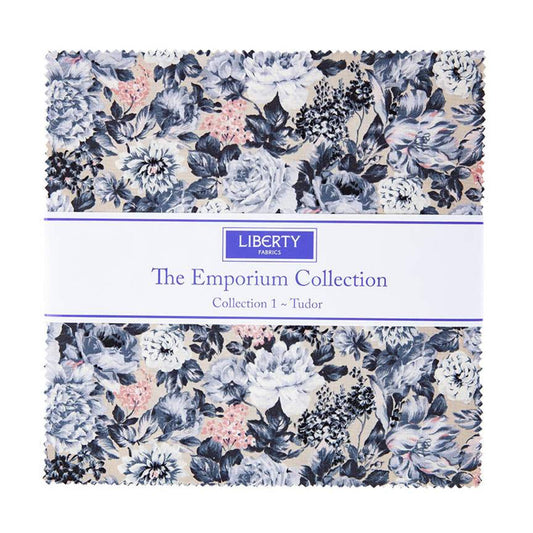 DEAL The Emporium Collection 1 Tudor Layer Cake 10" Stacker Bundle - Liberty Fabrics - 42-Piece Precut  - Quilting Cotton Fabric