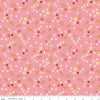 Stardust Floral SC10503 Peony SPARKLE - Riley Blake Fabrics - Flowers Antique Gold SPARKLE Pink - Quilting Cotton Fabric