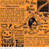DEAL Old Made Text C10594 Orange - Riley Blake Designs - Halloween Sewing Words Images -  Quilting Cotton Fabric
