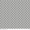 CLEARANCE Tea with Bea Diamond C10494 Charcoal - Riley Blake Designs - Geometric Square in Square Dark Gray Off White - Quilting Cotton