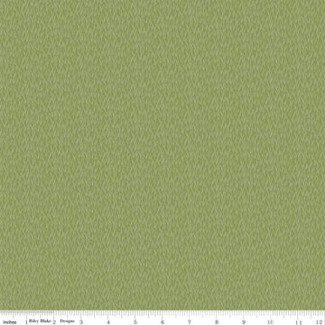 SALE Tea with Bea Wisp C10496 Green - Riley Blake Designs - Blades of Grass Grasses - Quilting Cotton Fabric