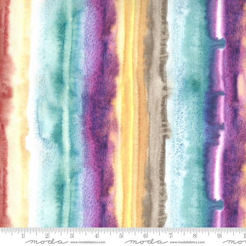 20" End of Bolt - SALE Sunshine Soul Radiant Beams 8468 Multi - Moda Fabrics - Irregular Stripes Striped Stripe - Quilting Cotton Fabric