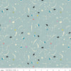 SALE Tiny Treaters Milky Way C10485 Gray - Riley Blake Designs - Halloween Stars Moons Planets Bats Cream  -  Quilting Cotton Fabric