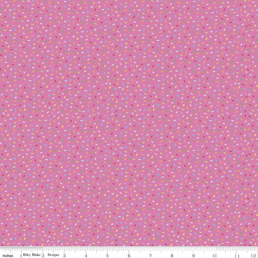 Rainbowfruit Let's Chill C10895 Hot Pink - Riley Blake Designs - Confetti Sprinkles - Quilting Cotton Fabric