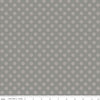 Snowed In Sketched Dots C10817 Gray - Riley Blake Designs - Christmas Polka Dot Dotted - Quilting Cotton Fabric