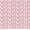 33" End of Bolt - SALE Holly Holiday Tiles C10885 Pink - Riley Blake Designs - Christmas Geometric Red Pink on White - Quilting Cotton