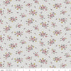 SALE Exquisite Blooms SC10703 Gray SPARKLE - Riley Blake Designs - Floral Flowers Roses Gold SPARKLE - Quilting Cotton