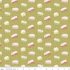 SALE Joy in the Journey Campers C10682 Olive - Riley Blake Designs - Camping Camp Trailers Green - Quilting Cotton Fabric