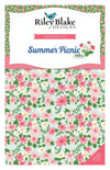 SALE Summer Picnic 2.5-Inch Rolie Polie Jelly Roll 40-Piece Riley Blake Designs - Precut Bundle - Quilting Cotton Fabric
