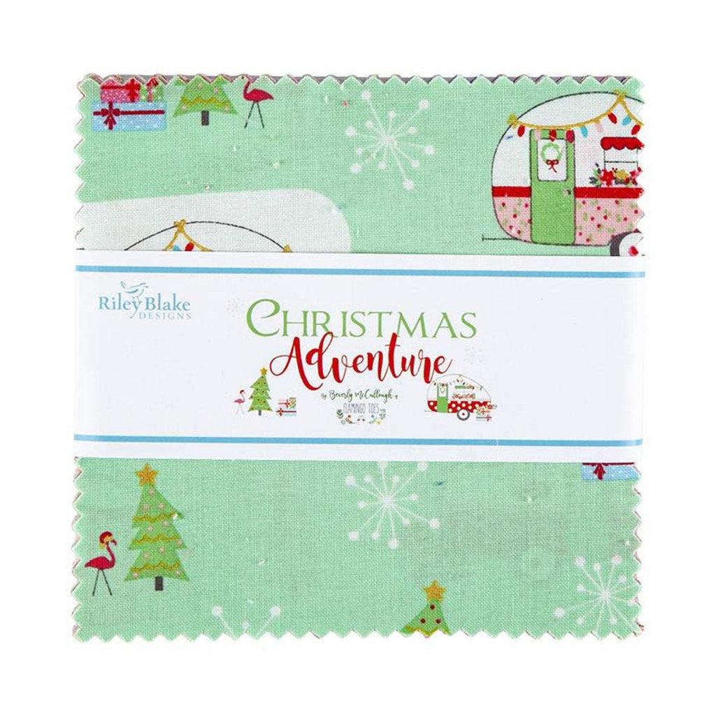 Riley Blake Designs - Farmhouse Christmas Collection - Charm Pack