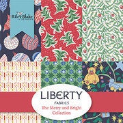 SALE Merry and Bright Collection Charm Pack 5" Stacker Bundle  - Riley Blake - 42 piece Precut Pre cut - Christmas - Quilting Cotton Fabric