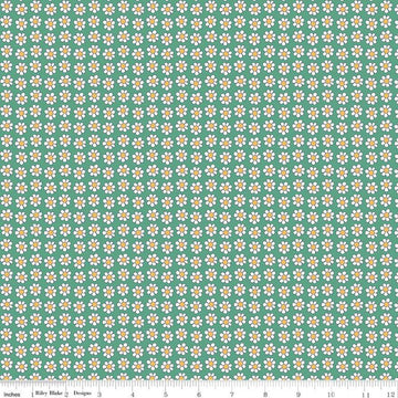 SALE The Carnaby Collection Bohemian Brights Daisy Dot C 04775946 - Riley Blake - Floral Flowers - Liberty Fabrics - Quilting Cotton Fabric