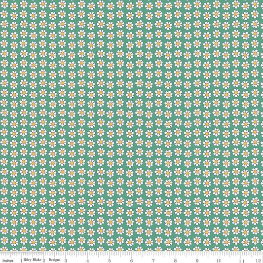 SALE The Carnaby Collection Bohemian Brights Daisy Dot C 04775946 - Riley Blake - Floral Flowers - Liberty Fabrics - Quilting Cotton Fabric