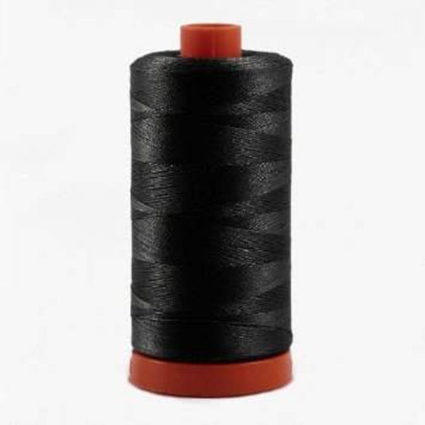 SALE Aurifil 100% Cotton Black Thread #2692 - 50 Weight - 1422 Yards - Quilting Sewing