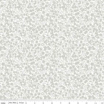 SALE Merry & Bright Wiltshire Shadow Silver Sparkle 04775755 - Riley Blake - Christmas A Festive Collection - Quilting Cotton Fabric
