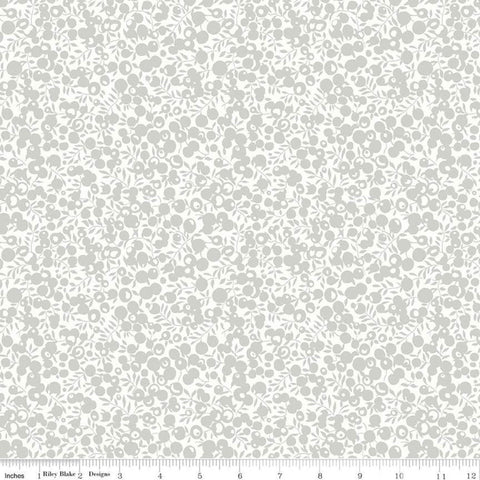 SALE Merry and Bright Wiltshire Shadow Silver Sparkle 04775755 - Riley Blake - Christmas A Festive Collection - Quilting Cotton Fabric
