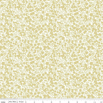 SALE A Festive Collection Wiltshire Shadow Gold Sparkle 04775755 - Riley Blake - Christmas Merry & Bright - Quilting Cotton Fabric