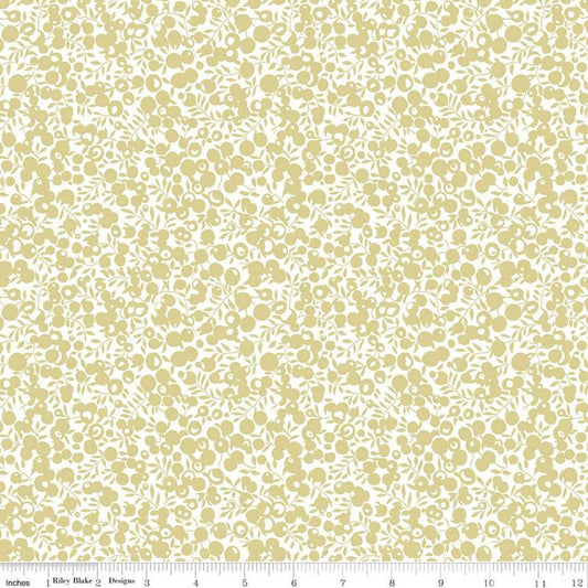 SALE A Festive Collection Wiltshire Shadow Gold Sparkle 04775755 - Riley Blake - Christmas Merry & Bright - Quilting Cotton Fabric