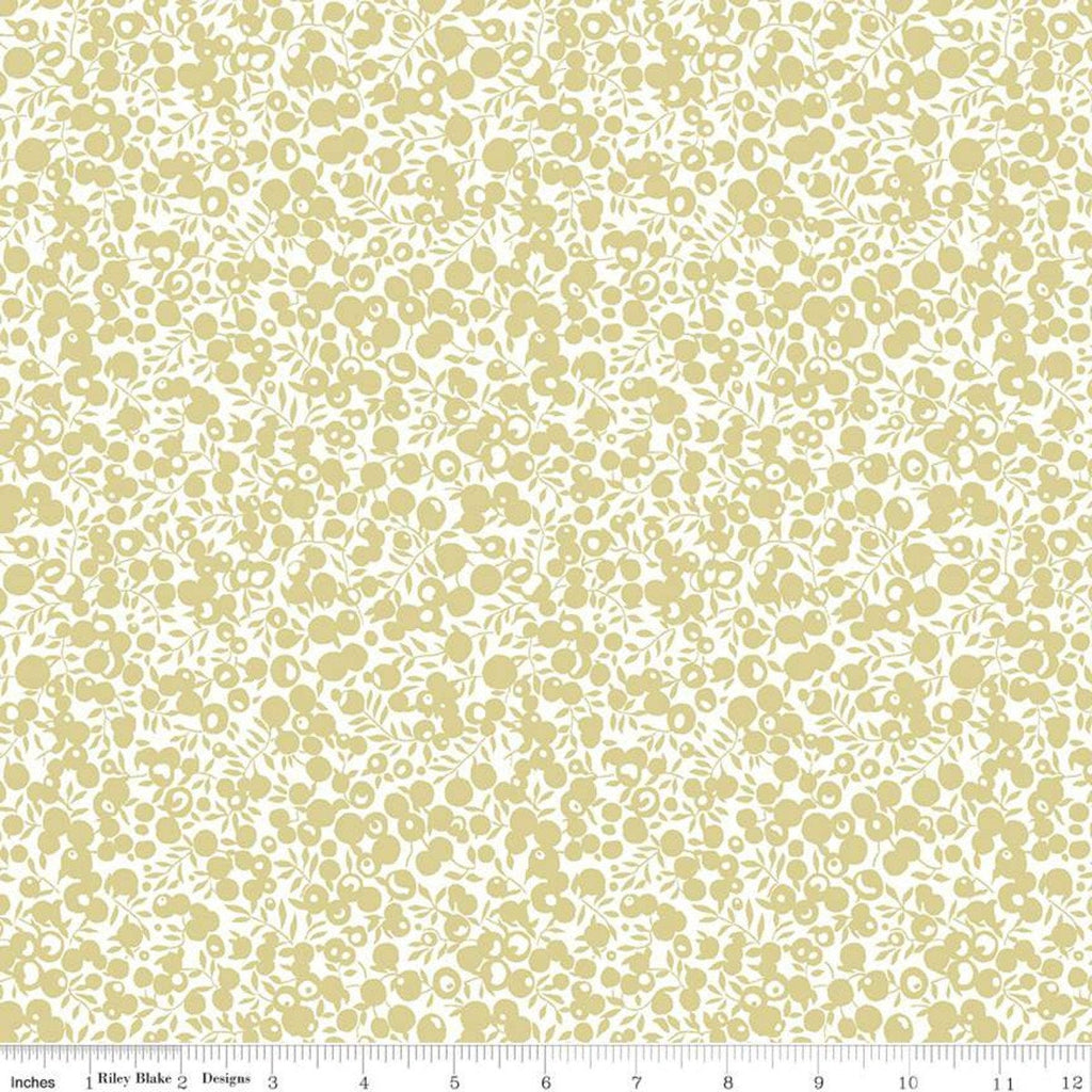 SALE A Festive Collection Wiltshire Shadow Gold Sparkle 04775755 - Riley Blake - Christmas Merry and Bright - Quilting Cotton Fabric