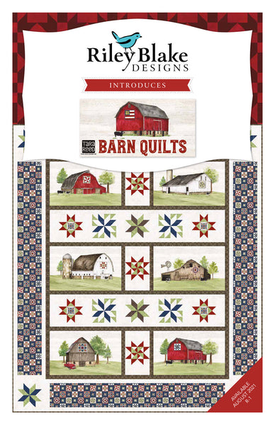 SALE Barn Quilts Fat Quarter Bundle 14 pieces - Riley Blake Designs - Pre cut Precut - Quilting Cotton Fabric