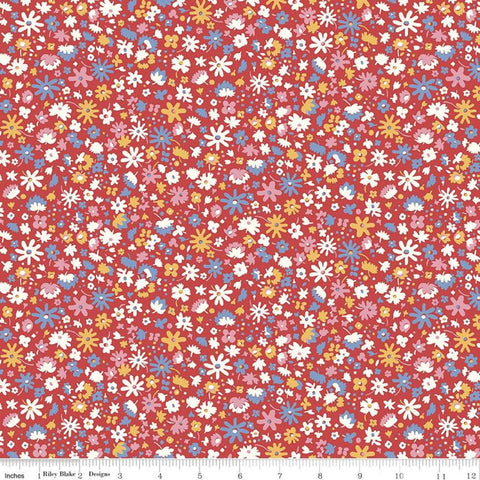 The Carnaby Collection Bohemian Brights Bloomsbury Blossom D 04775949 - Riley Blake - Floral - Liberty Fabrics - Quilting Cotton Fabric