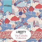 SALE The Carnaby Collection Retro Indigo 2.5-Inch Rolie Polie Jelly Roll 40 pieces Riley Blake Designs - Floral - Quilting Cotton Fabric