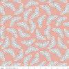 SALE Spotted Butterflies C10841 Salmon - Riley Blake Designs - White Butterflies with Black Spots on Orange Pink - Quilting Cotton Fabric