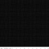 SALE Texture C610 Black - Riley Blake Designs - Sketched Tone-on-Tone Irregular Grid - Quilting Cotton Fabric