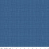 Texture C610 Denim - Riley Blake Designs - Sketched Tone-on-Tone Irregular Grid Blue - Quilting Cotton Fabric