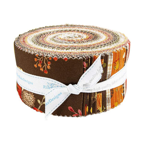 15 2.5 Quilting Fabric Jelly Roll Strips Retro Flower Power 3
