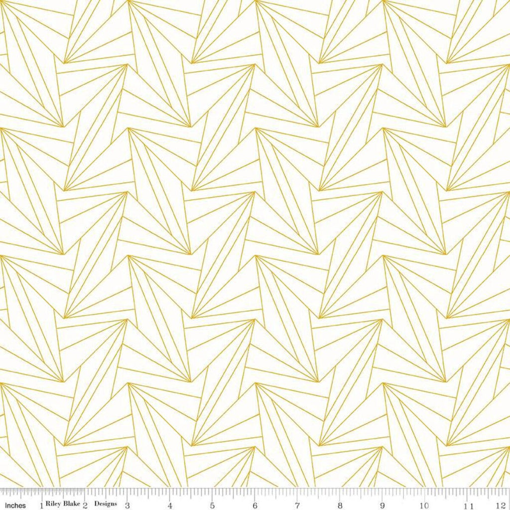 SALE KNIT Rays KD11258 Off White - Riley Blake Designs - Melissa Mora - Geometric - Digitally Printed Jersey KNIT Cotton Stretch Fabric