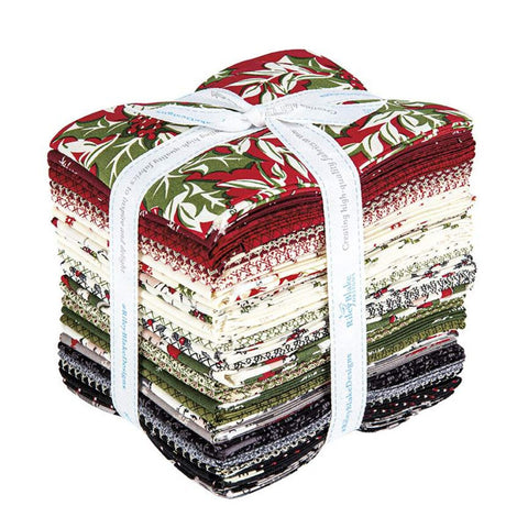 SALE Christmas at Buttermilk Acres Fat Quarter Bundle - 29 Pieces - Riley Blake Designs - Pre cut Precut - Quilting Cotton Fabric