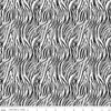 SALE Animal Kingdom Bengal Mini C697 White - Riley Blake Designs - Animal Print Tiger - Quilting Cotton Fabric