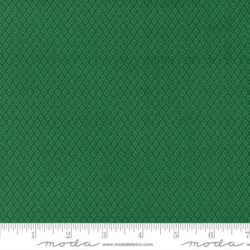 33" End of Bolt Piece - SALE Jungle Paradise Jungle Abstract 20788 Palm - Moda Fabrics-Geometric Diamond Dots Green - Quilting Cotton Fabric
