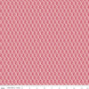 Fat Quarter End of Bolt - SALE Hope in Bloom Ribbons C11023 Pink - Riley Blake - Breast Cancer Interlocking Geometric - Quilting Cotton