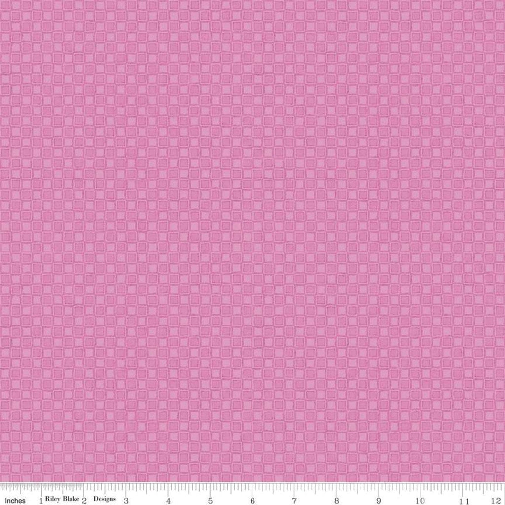 Lucy June Blocks C11225 Pink - Riley Blake Designs - Checkerboard Tone-on-Tone - Quilting Cotton Fabric