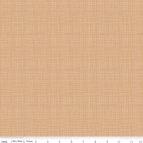 Texture C610 Burlap by Riley Blake Designs - Sketched Tone-on-Tone Irregular Grid Beige Tan - Quilting Cotton Fabric