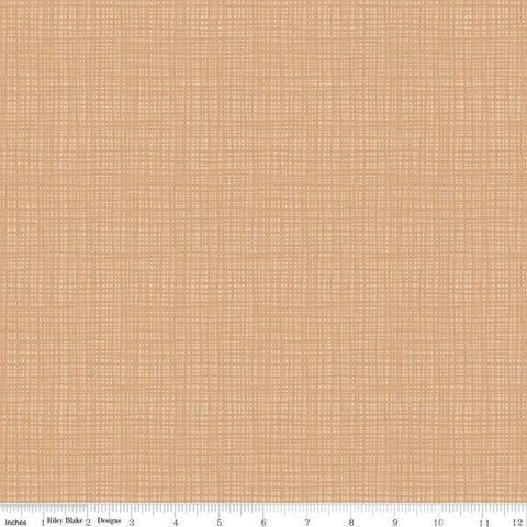 Texture C610 Burlap by Riley Blake Designs - Sketched Tone-on-Tone Irregular Grid Beige Tan - Quilting Cotton Fabric