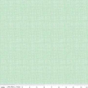 SALE Texture C610 Sweet Mint - Riley Blake Designs - Sketched Tone-on-Tone Irregular Grid Green - Quilting Cotton Fabric