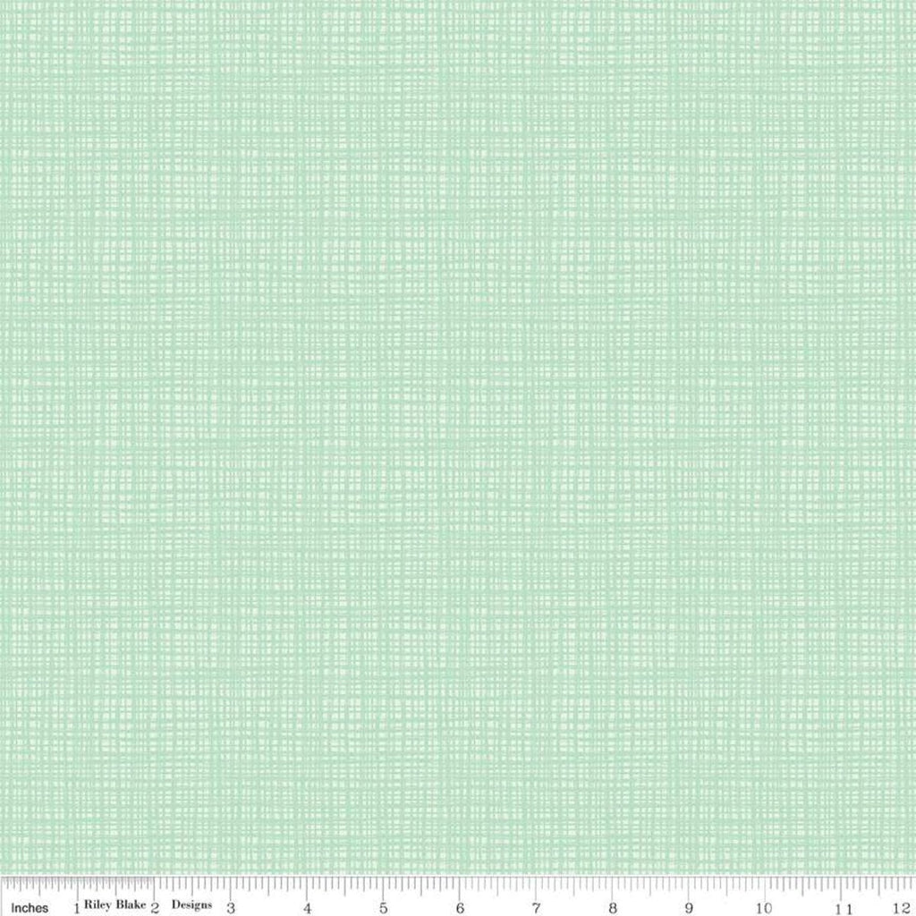 SALE Texture C610 Sweet Mint by Riley Blake Designs - Sketched Tone-on-Tone Irregular Grid Green - Quilting Cotton Fabric