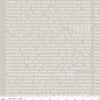 CLEARANCE Coffee Chalk Text C11039 Taupe - Riley Blake Designs - Words Gray Beige - Quilting Cotton Fabric