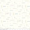 Hush Hush Stitches C11163 - Riley Blake Designs - Low Volume Sewing Machine Stitches Cream  - Quilting Cotton Fabric
